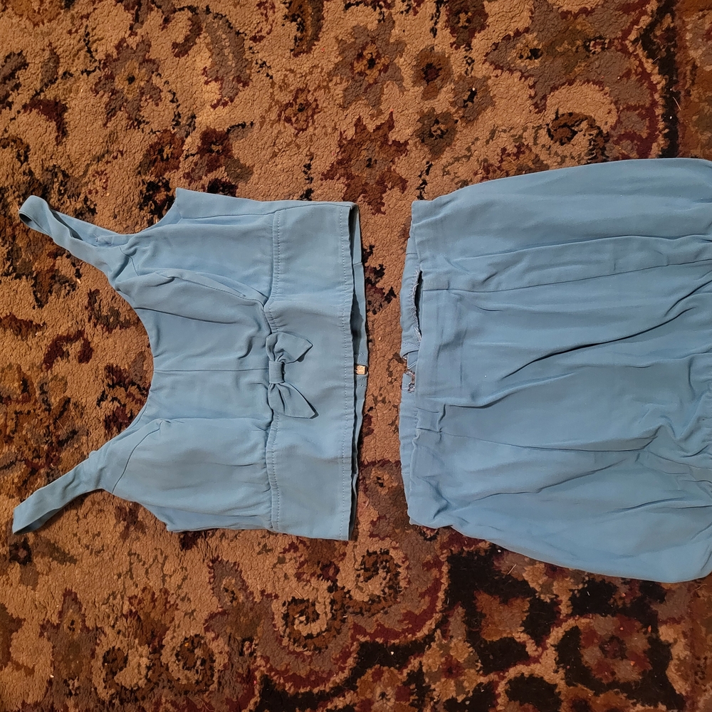 Light Blue Vintage Two Piece